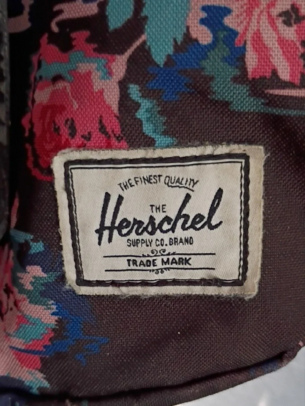 Herschel Supply Company Floral Crossbody Bag in Dark Brown